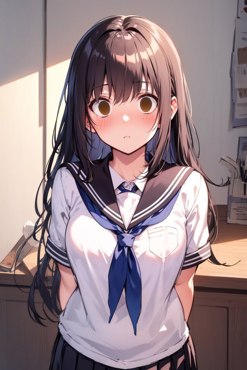 こういうタイプの操られ顔が加筆なしで作れるようになったので、表情差分LoRAはとてもありがたいです!
AIイラストの表現力も着実に上がってきていると思います! 