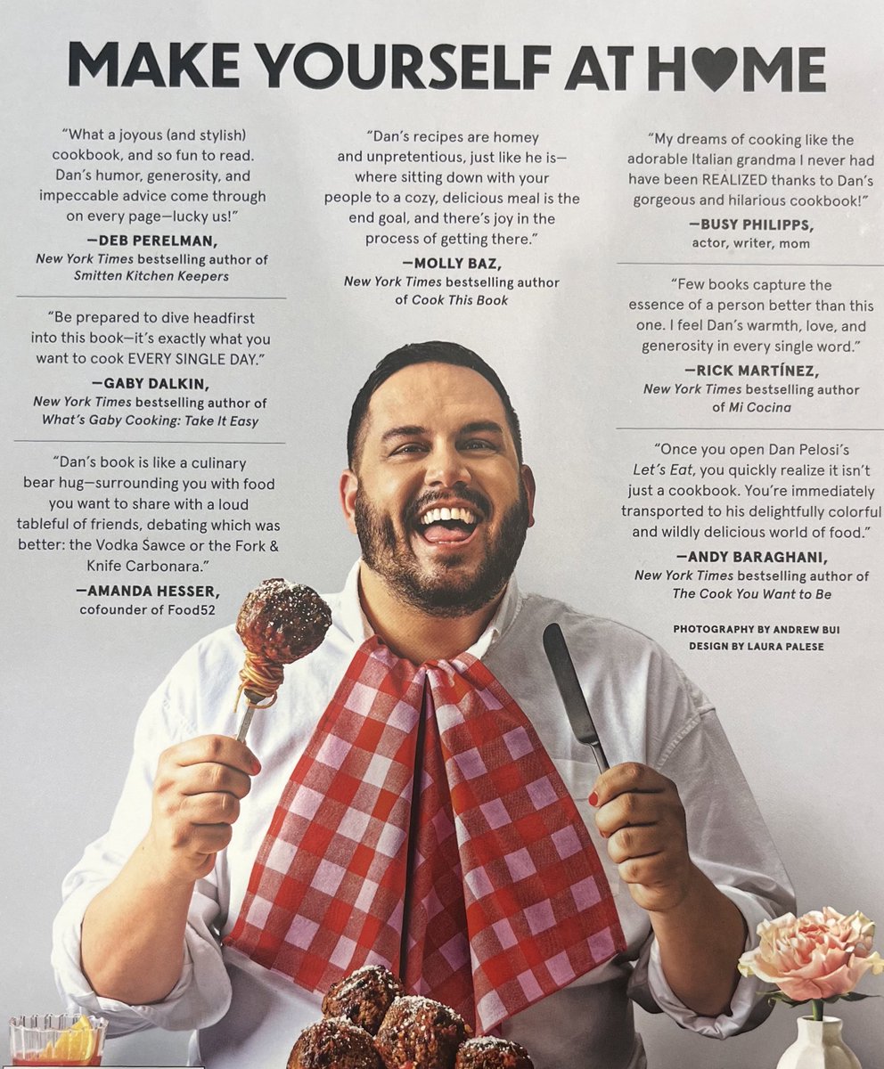 We are excited to carry Dan Pelosi’s new cookbook: Let’s Eat, featuring 101 Recipes to Fill Your Heart &amp; Home. B&amp;N cafe is selling Dan Pelosi’s Chocolate Hazelnut Banana Cake for a limited time only! Come grab a good cookbook and an even tastier treat!! 🧑‍🍳🥘🌰
<a href="/grossypelosi/">GrossyPelosi</a>