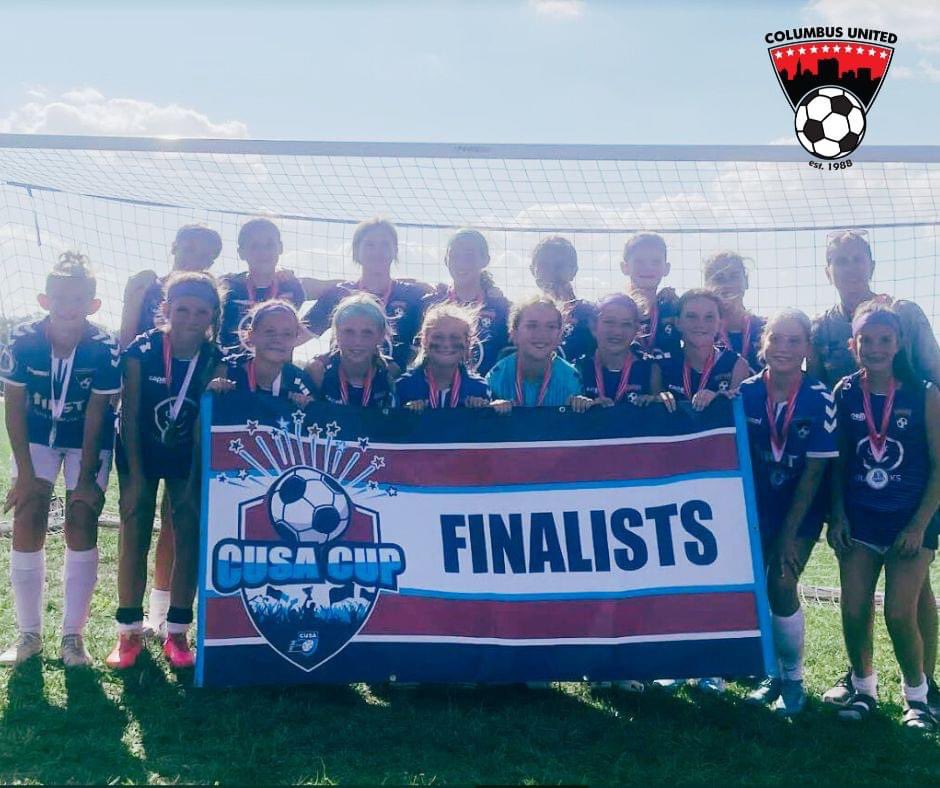 Columbus_United's tweet photo. Congratulations to the G'2014 Lions and G'2011 Foxes on being Finalists in this year's Labor Day CUSA Cup Tournament down in Lebanon this past weekend! We're proud of how hard you ladies worked! #WeAreUnited #LetsGoUnited #TheCUWay https://t.co/IMMHwDEEtG
