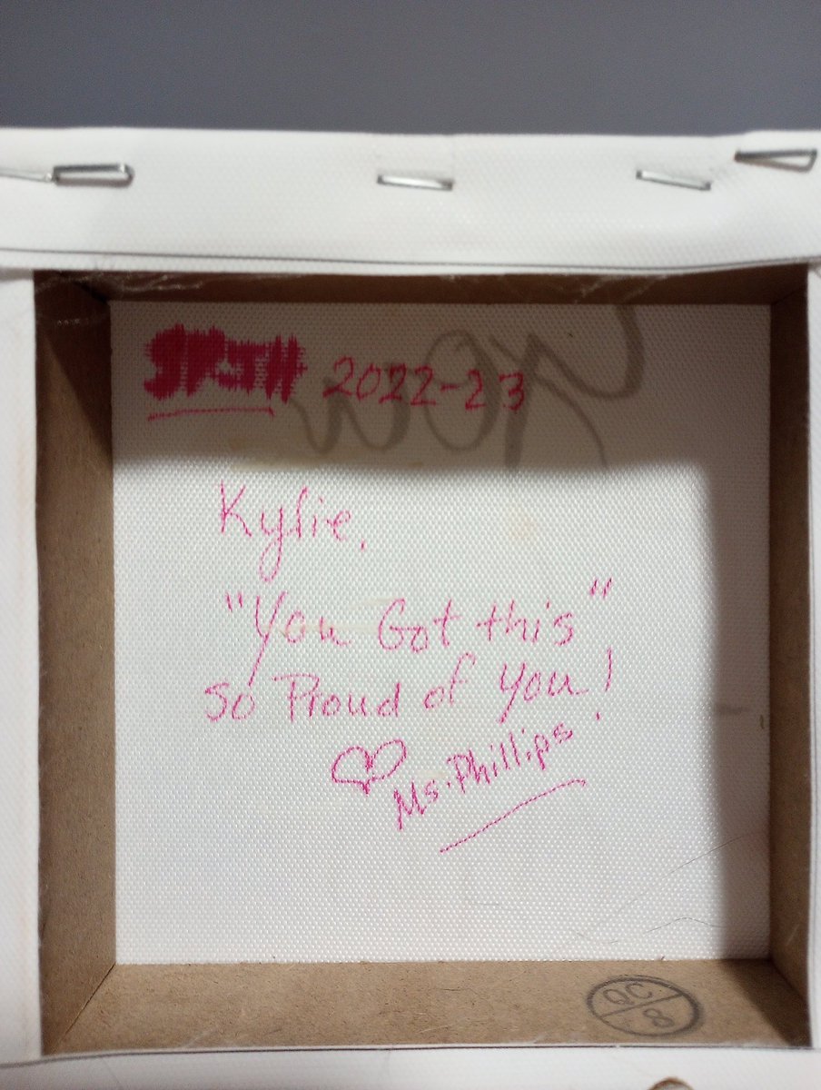 A sweet little thing Ms Phillips gave me back in June, as I start a new school tomorrow I'm going to miss you so much and spjh.🩷 <a href="/MsPhillipsSPJH/">Lori Phillips</a> <a href="/SPJH_PE/">Richard Christopher SPJH_PE</a> <a href="/SPJHPythons/">SPJH</a>