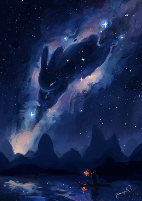 「1boy night sky」 illustration images(Popular)