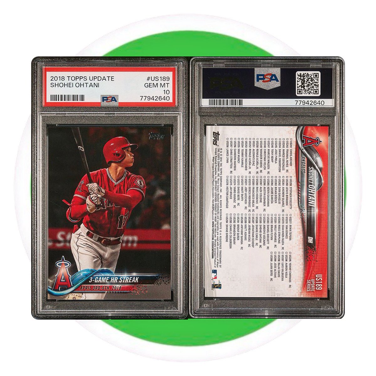 TcTsportscards's tweet photo. ⚾️ SHOHEI OHTANI ⚾️
2018 #topps #updateseries #3hr #shoheiohtani RC #angels #rookie #psa10 #gemmint #graded #slabbed #collect #thehobby #whodoyoucollect #tradingcardsandthings #losangeles #losangelesangels #mlb #baseball #ohtani #shotime #tradingcards #tctsportscards https://t.co/XIsj5eufj0