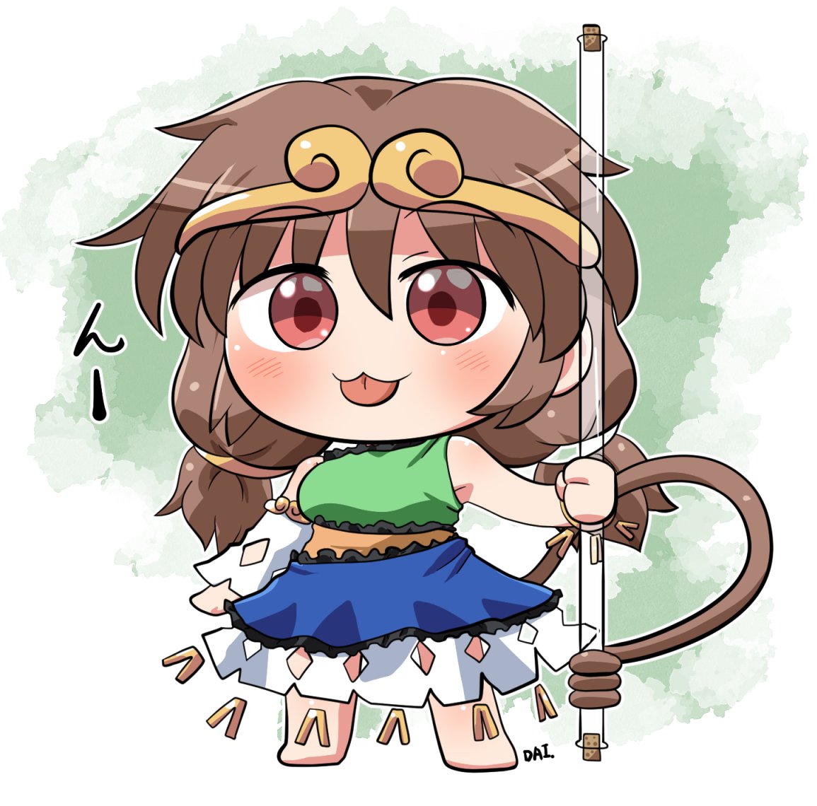 「びてんーちゃん #おは東方 」|六合ダイスケ@春例大祭う12bのイラスト