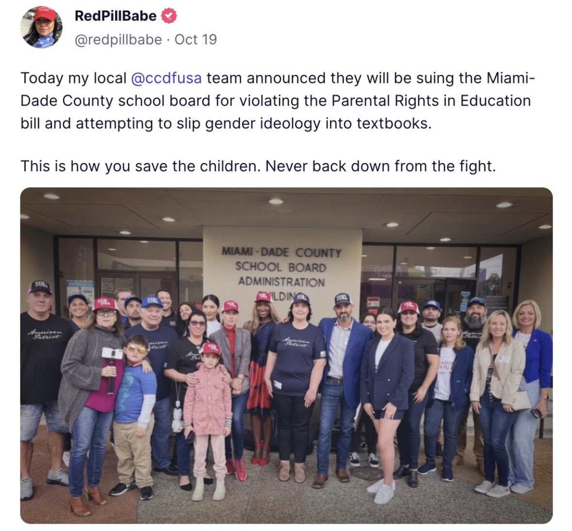 Miami Against Fascism 🌴☕️ tweet media