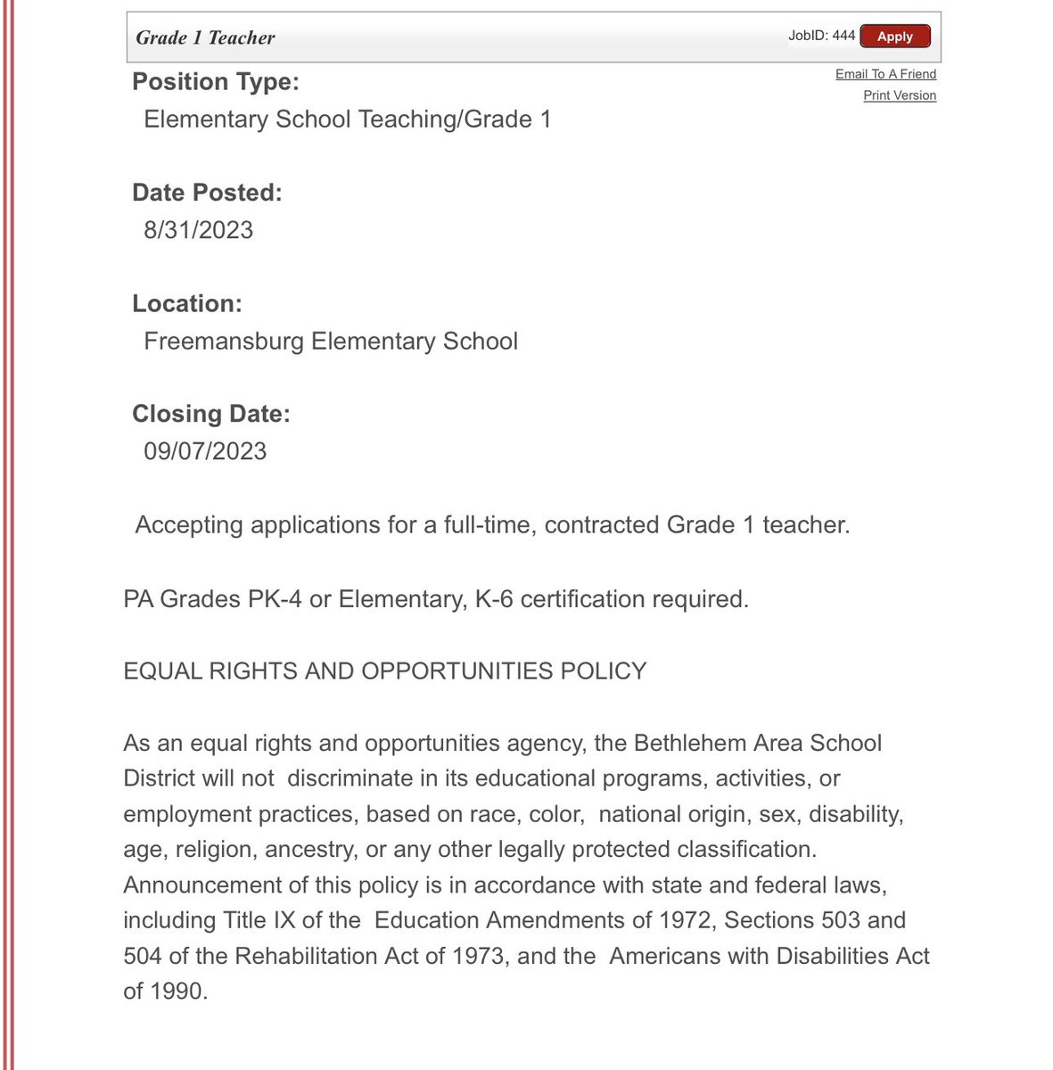 Come join us &amp; apply today applitrack.com/basdschools/on…