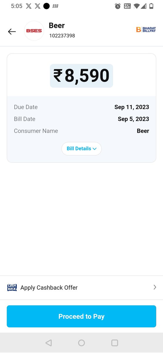 DeepakM53985333's tweet photo. Free free free free electricity bill kya baat hai meri salary hi 25k hai aur room rent 12k deta hu itna bill kaha se dunga kya khaunga kya apne bacho ko khilaunga bata sir https://t.co/hRySiqu0bB