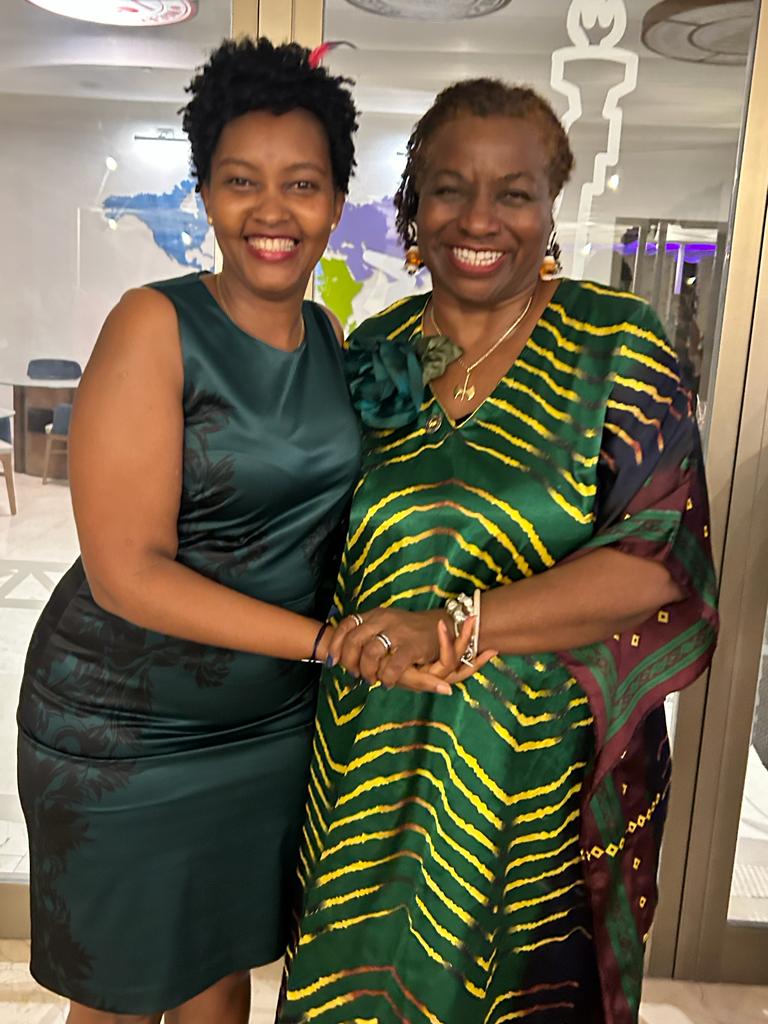 MaureenHirwa's tweet photo. On the sidelines of the Caribbean Forum on Population &amp; Development, it was a great honor and humbling to celebrate my birthday with the presence of @UNFPA Executive Director Dr Natalia Kanem

She is a true champion of the well-being of women, girls &amp; young people. Peace to all. https://t.co/a0ZeNY4hAn