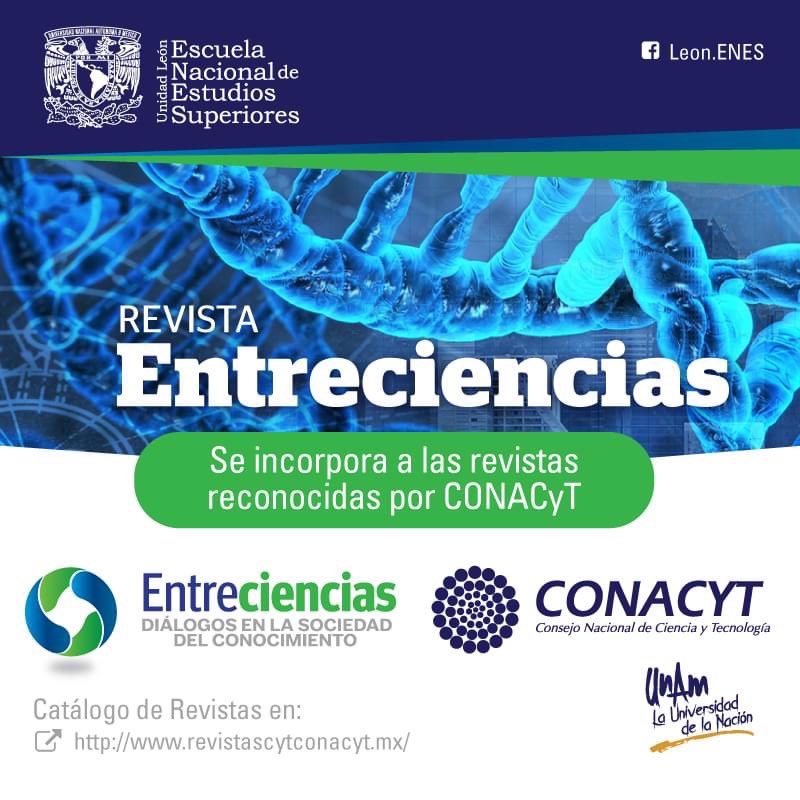 entreciencias's tweet photo. Un día como hoy, de 2017 (a solo 4 años de su creación), nuestra revista fue incorporada al Sistema Clasificación de Revistas Mexicanas de #Ciencia y Tecnología del @Conahcyt_Mex 

#orgulloENES
#orgulloUNAM
#GOYA

💙💛 https://t.co/Qq8OueQ1n4