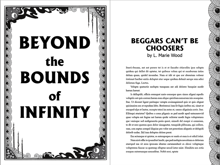 RDSPress's tweet photo. #Kickstarter add on update: LETTERED HARDCOVER EDITION of #BeyondTheBoundsofInfinity, limited to 26 copies (A-Z) signed by the editors, will include hand-drawn interior ornaments by sticker creator, Mikayla Meyers. Details here:  https://t.co/c8WxSwUGO2 https://t.co/1hRpmT20nm