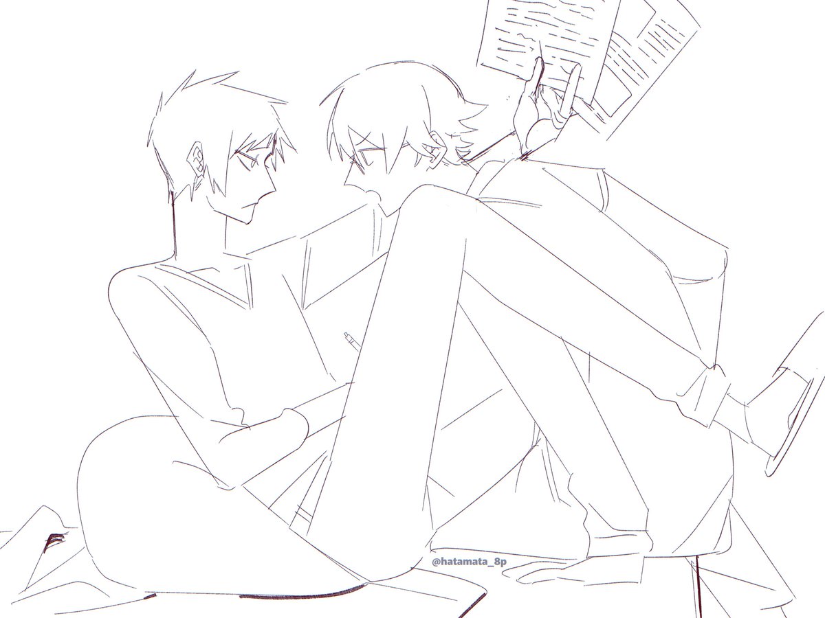 hatamata_8p's tweet image. 「それでせるてぃが……いざや聞いてないね？」
「うーん……」