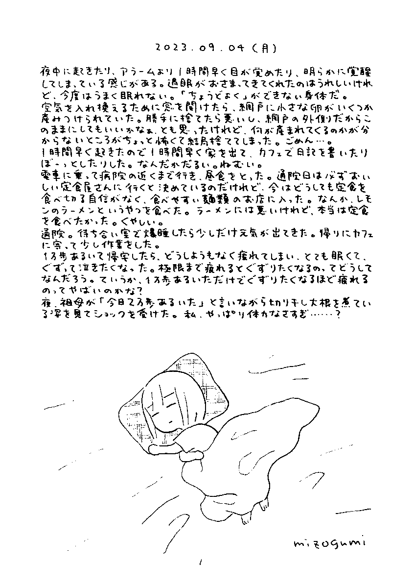 9/4の絵日記 