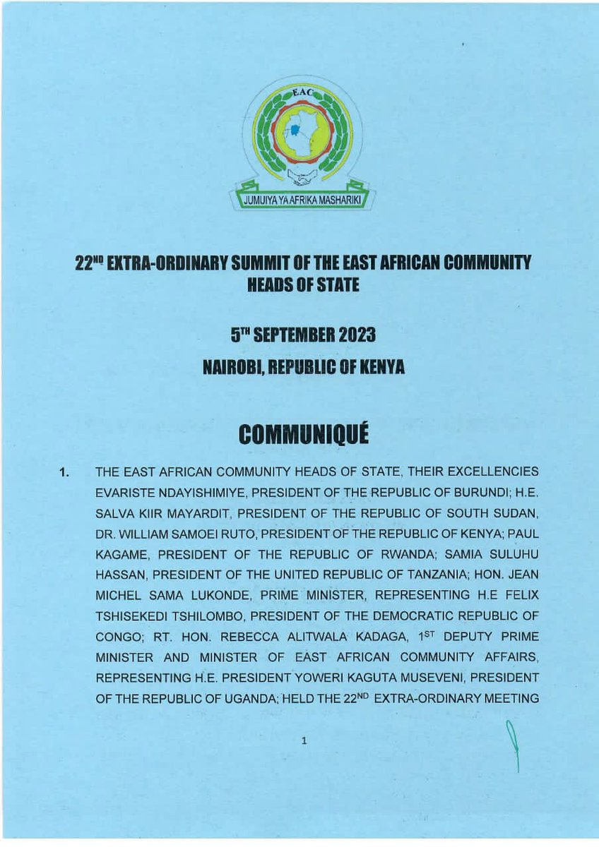 Bolafa2's tweet photo. #RDC #EAC Le mandat de la force régionale des États d’Afrique de l’Est prolongé jusqu’au 8 décembre au Nord - Kivu, Ituri et Sud - Kivu dans la façade orientale de la #RDC🇨🇩 https://t.co/XUIOcNyzjY