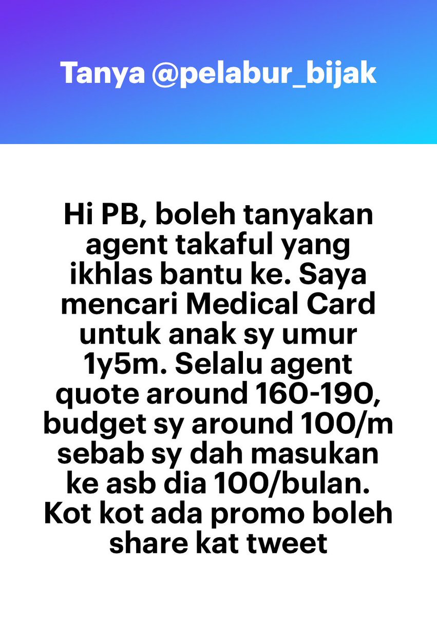 Pelabur_Bijak's tweet photo. siapa ada jual medical card sila hadir https://t.co/0pHDIui3wo
