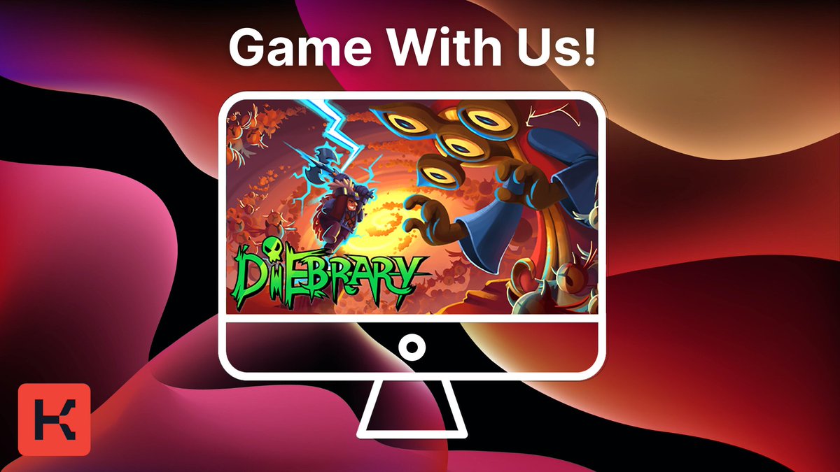kongregate's tweet photo. Game With Us! 🎥 We have a #livestream coming up Friday @ 10 AM PDT

Join @TheGameHuntah, Sophia and our bizdev whiz Taro as they play Diebrary with one of the game's developers!
Ask questions, learn about the game, and enter our #giveaway of 100 Kreds at📍https://t.co/1kgxfgKjOl https://t.co/3ukPwFOTw2