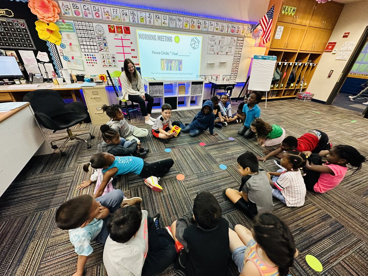 Danielle Rausch (@danielle_rausch) on Twitter photo We started Peace Circle today š¤©! Itās one of my favorite ways to build community š. #wbt #SEL #gloriouskindness <a href="/wle_elem1955/">Westlake Elementary</a> #wearewayne We started Peace Circle today š¤©! Itās one of my favorite ways to build community š. #wbt #SEL #gloriouskindness <a href="/wle_elem1955/">Westlake Elementary</a> #wearewayne