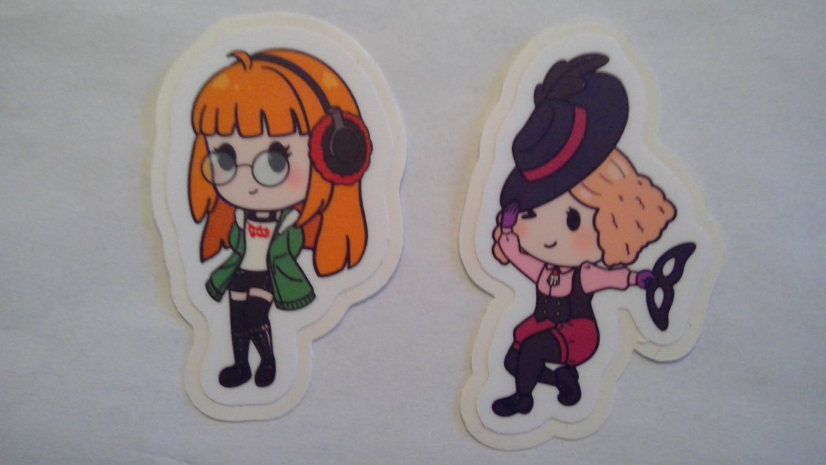 Went to a Minneapolis artist convention at which a friend was tabling and bought some nice stickers. <a href="/ItsXanthor/">Xanthe Huynh</a>, check out Pangolinturtle on Etsy if you want some Persona 5 goodies!