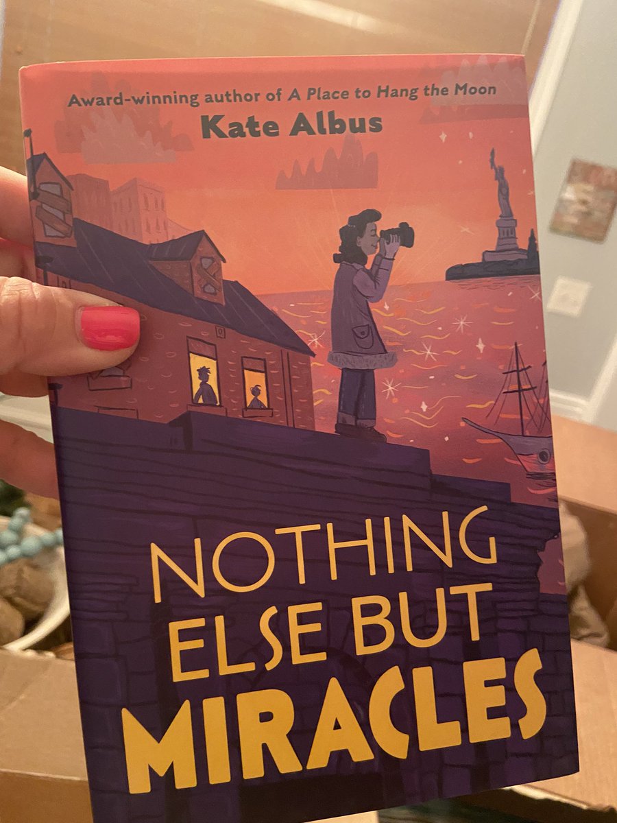 Opened all my Amazon packages today and I was so excited to see this! Congratulations, <a href="/katealbus/">katealbus</a>! Can’t wait to read it! ❤️
#nothingelsebutmiracles