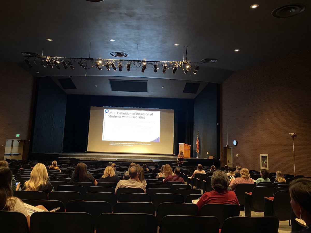 At one of the many  “Portrait of Meaningful Inclusion” meetings being held across the state of Utah, this summer for general and special educators and this fall with a parent focus. I love learning from and with these amazing parents and our talented USBE staff. #uted #utpol