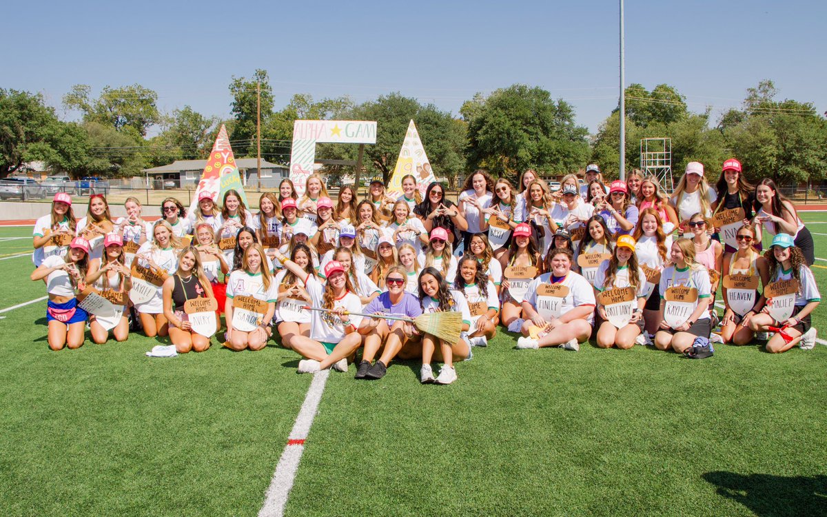BID DAY BEST DAY!!! Yesterday we welcomed home 57 new squirrels!!!! We are so blessed and can’t wait to see all they do in Alpha Gam!!🐿️🩷🧹 #recruitment #alphagam