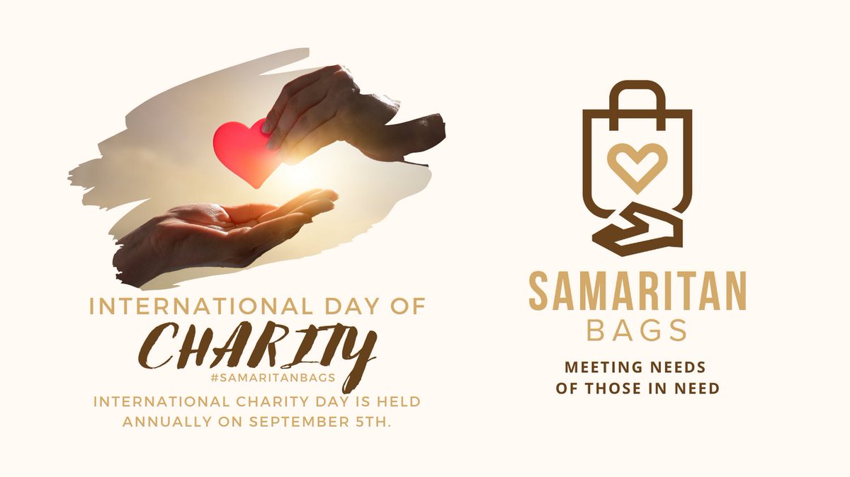 TCCFOfficial's tweet image. Today is #InternationalDayOfCharity, a day to #SpreadLove, #kindness, and #generosity. Whether it's #donating to a local charity or #volunteering, you can make a difference in someone's life. Let's work together to make the world a better place.

#SamaritanBags #ChristianChain