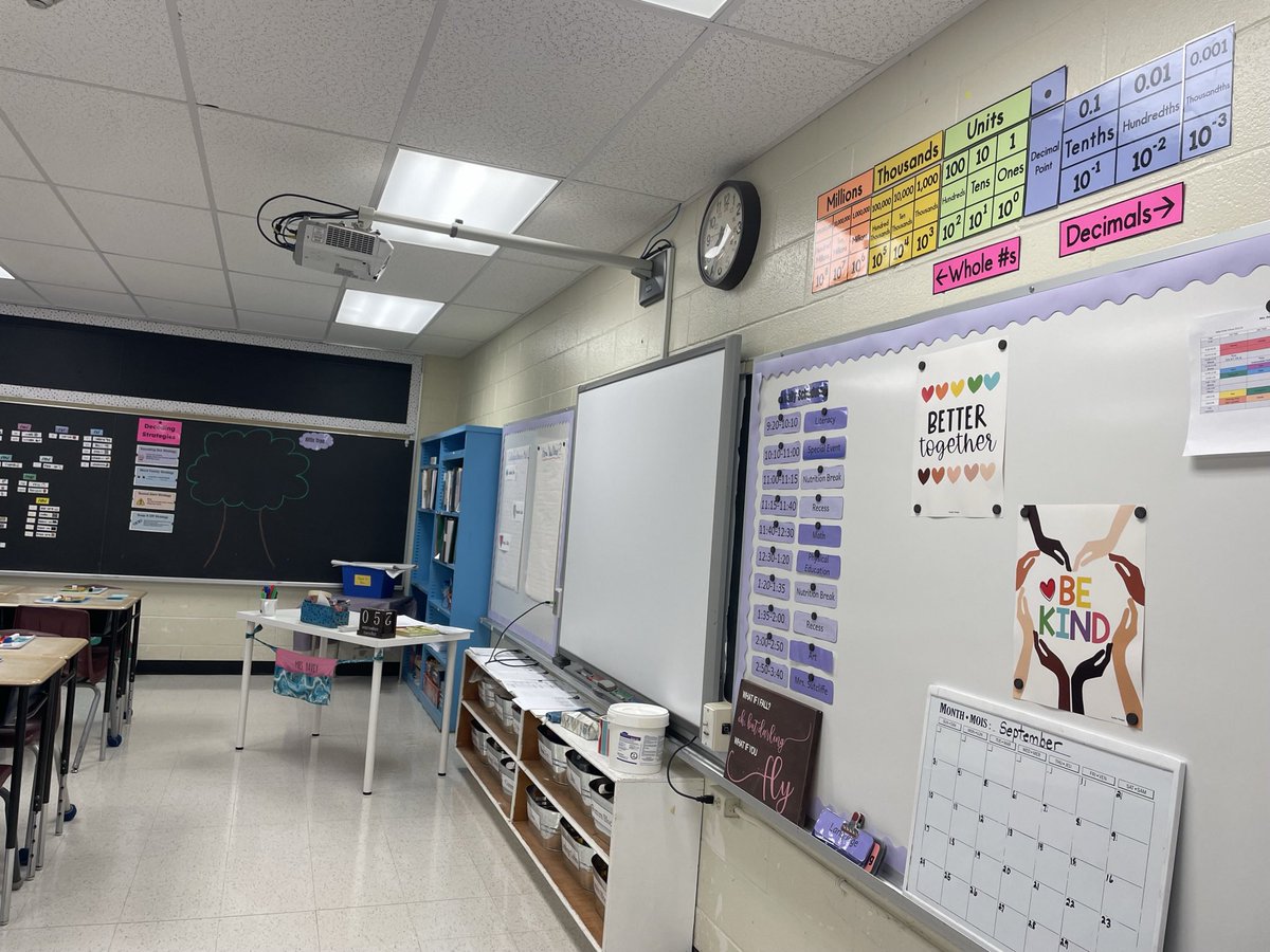 DaveyJenn's tweet image. This empty room was waiting to be filled with kids today! Welcome back Selby Stars! Get some rest and lots of water to be ready for tomorrow! 💜💜