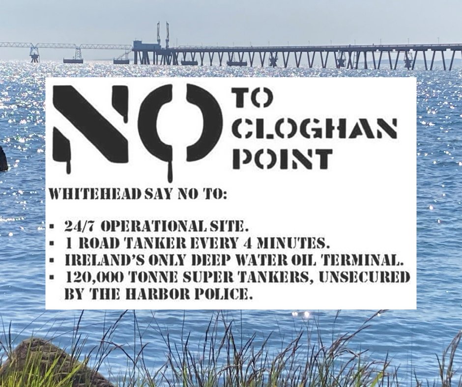 ⌛‼️URGENT ACTION NEEDED‼️⌛

The proposal for the development of the Cloghan Point Oil Terminal has been recommended for approval and Mid &amp; East Antrim Council.

JOIN US TOMORROW 9.30AM @ Mid &amp; East Antrim Borough Council, The Braid, to prevent any new fossil fuel infrastructure