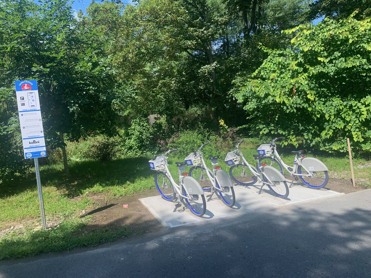 The Towns of Acton and Concord will host the Minuteman Bike Share this season. Locations: In Acton on the trail at Brook Street and Concord Road. In Concord at the Visitor Center in Concord Center and along the trail near the Nashoba Brook Bridge. brucefreemanrailtrail.org/september-5-20…