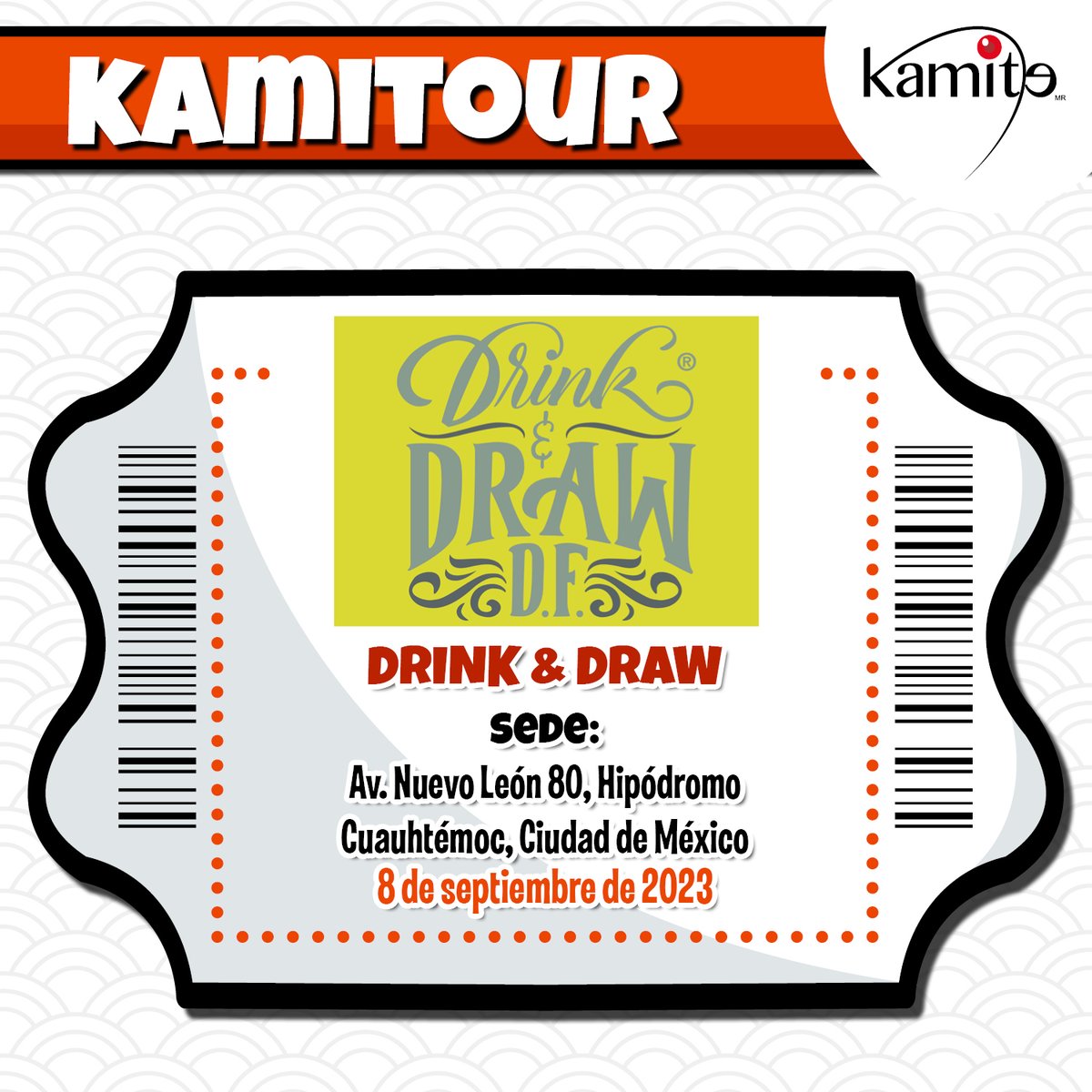 kamite_manga's tweet photo. Sobrinos, el #Kamitour 🚍 asistirá este viernes 8 de septiembre al #DrinknDrawDF 😲Este proyecto se centra en fomentar el talento y proyectos de ilustración con sello mexicano 🖌🇲🇽. El horario será a partir de las 18:00 horas en Nuevo León 80, #CdMx. 😁 https://t.co/7Gqtp1qEZM