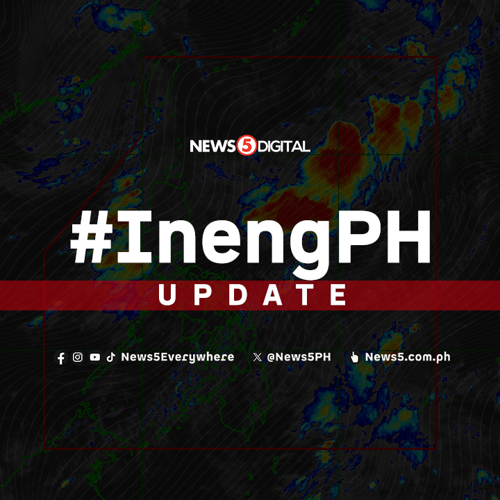 News5PH's tweet photo. Nakalabas na ng Philippine Area of Responsibility (PAR) ang Bagyong #InengPH, base sa 5 a.m. tropical cyclone bulletin ng PAGASA, September 6. Huli itong namataan sa layong 1,240 km silangan hilagang-silangan ng Extreme Northern Luzon. #News5 https://t.co/H5hvByjoKq