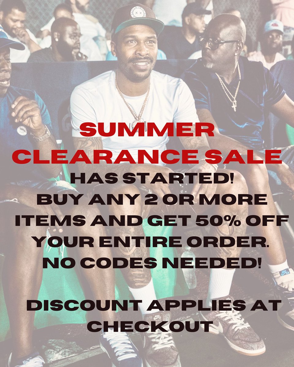 The Summer Clearance Sale Has Started❗️

Shop Undraftedshop.com 💫🔥