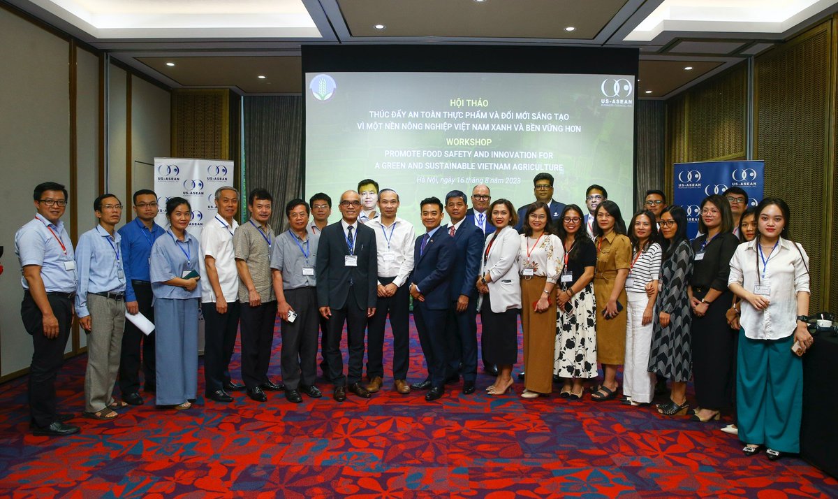 On August 14-15, the US-ASEAN Business Council held its 2023 Vietnam Food & Agriculture Mission to Vietnam in Hanoi, where five leading U.S. Agriculture companies participated in in-person dialogues with key Agriculture government agencies in Vietnam. #Vietnam #USA #ASEAN