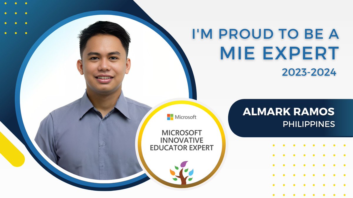 This year will be Transformative as I've now been part of the MIE Expert community for four years🥳. So excited to be selected as an MIE Expert for 2023-2024 #MicrosoftEdu #MIEExpert #4thYear #since2020 Thank you! <a href="/graceyco/">Grace</a> <a href="/sdelafosse/">Sonja Delafosse</a> <a href="/mtholfsen/">Mike Tholfsen</a>