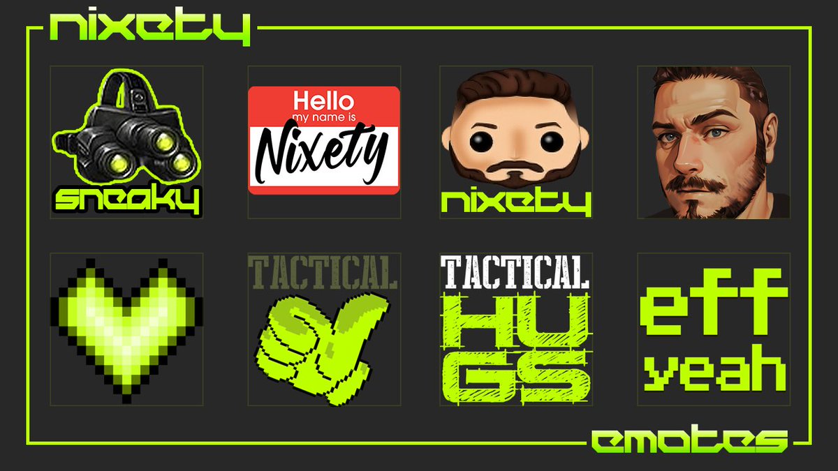 nixety's tweet image. Commission's open on static emotes.  If you want something that's different &amp;amp; a little weird head over to my Ko-fi page. (Link up top) And if you do feel like buying me a cheeky coffee then I'll won't stop you! (unless you want me to of course. It'll cost a coffee)  #emoteartist