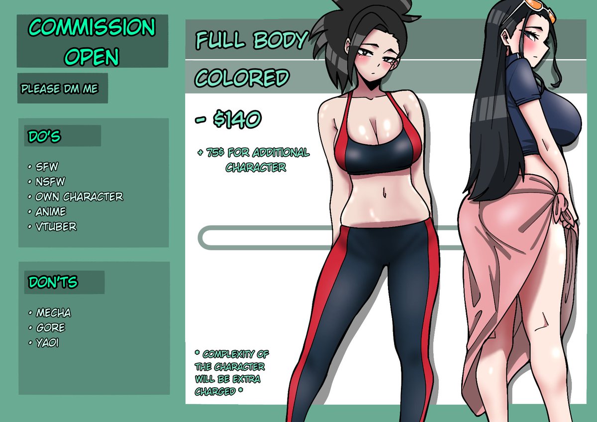GreenB1498's tweet photo. My Commission is open! Feel free to DM me.

For more info and examples go to: https://t.co/SFI6rqzA79 https://t.co/UuDM9xCKa0