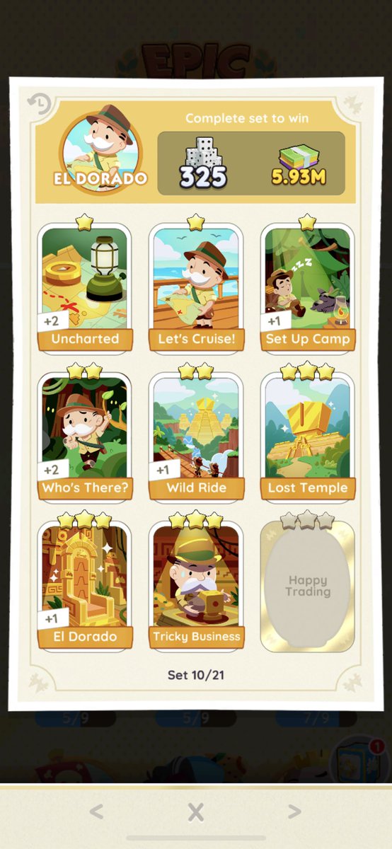 syhyck7's tweet image. help me... can trade with pther sets too!! just tell me which onee #MonopolyGo #MonopolyGoTrade