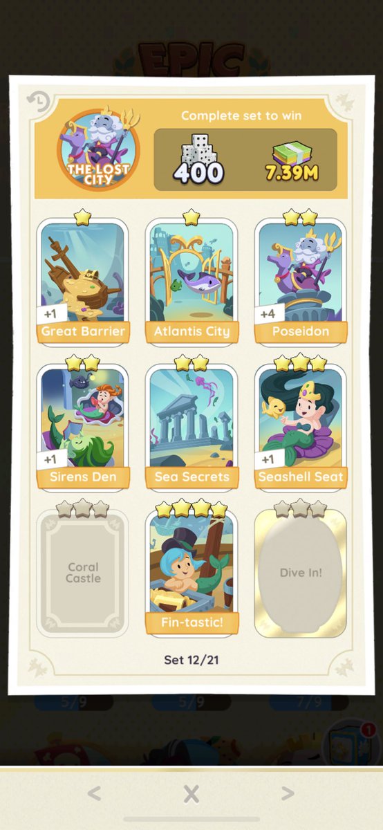 syhyck7's tweet image. help me... can trade with pther sets too!! just tell me which onee #MonopolyGo #MonopolyGoTrade