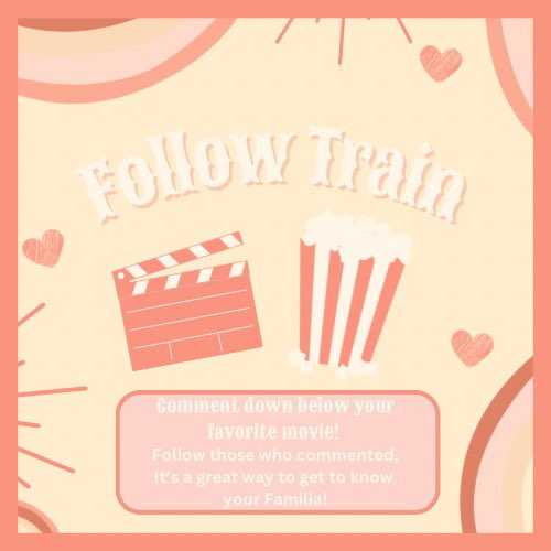 Howdy familia!!! Drop down your favorite movie and make a new friend✨🎥