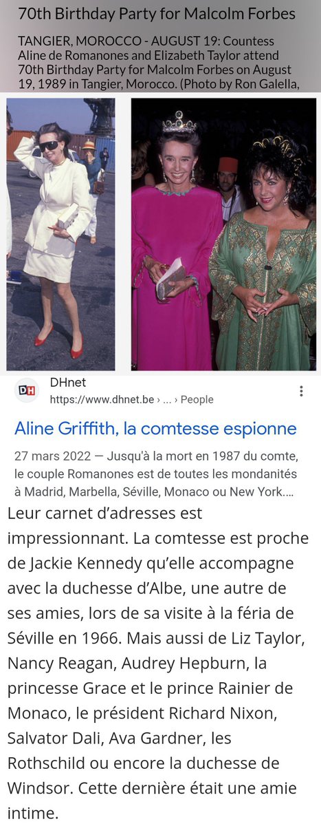 JozDire's tweet photo. Personnifiée en mondaine pour l'espionnage, la comtesse espionne de la CIA #AlineGriffith aux convives Rothschild, Nixon, Reagan, Prince Rainier🇲🇨, grande amie de la duchesse🇺🇸 de Windsor #WallisSimpson épouse du roi🇬🇧 nazi #EdwardVIII #JackieKennedy-#Onassis #AudreyHepburn https://t.co/F6yYmFsot3