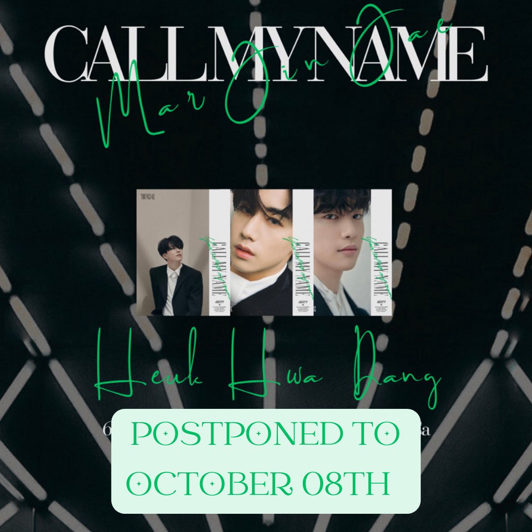 AhgaEvents's tweet image. Due to unexpected health issues we have to unfortunately postpone our Min-Jin-Jae birthday event. We still want to celebrate with all ahgase and we hope to see you all there at the new date! THANK YOU ALL FOR CONTINUING TO SUPPORT US 💚💚💚
-
-
🏷️
#got7 #igot7 #ahgase #ahgases