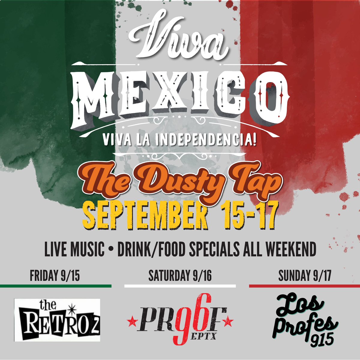 thedustytap's tweet photo. Make plans to join us 9/15-9/17! Food and drink specials + awesome live music! https://t.co/d5ZxawbpsS