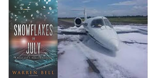 Crash land #Navy Learjet in a heavy snowstorm! Read SNOWFLAKES IN JULY: amzn.to/269DYfl #terrorism #thriller #ASMSG #IARTG