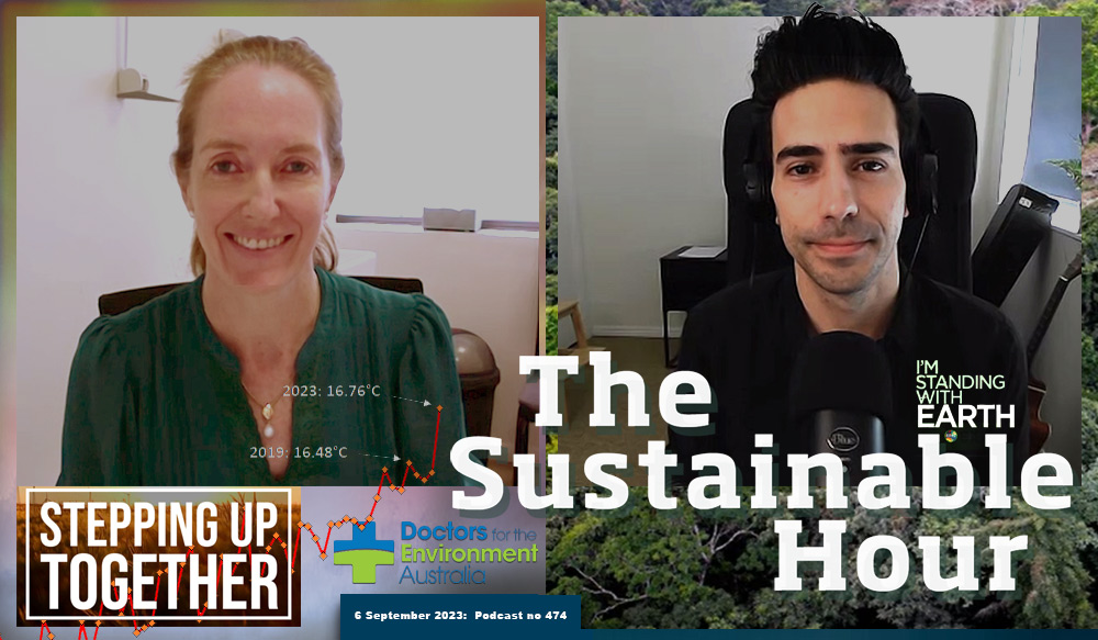 Our guests in #TheSustainableHour no. 474 are Dr Louise Woodward, a paedetrician from Darwin in the Northern Territory, and podcast producer Mike DiGirolamo from Mongabay, one of the world’s most popular environmental science and conservation news sites. climatesafety.info/thesustainable…