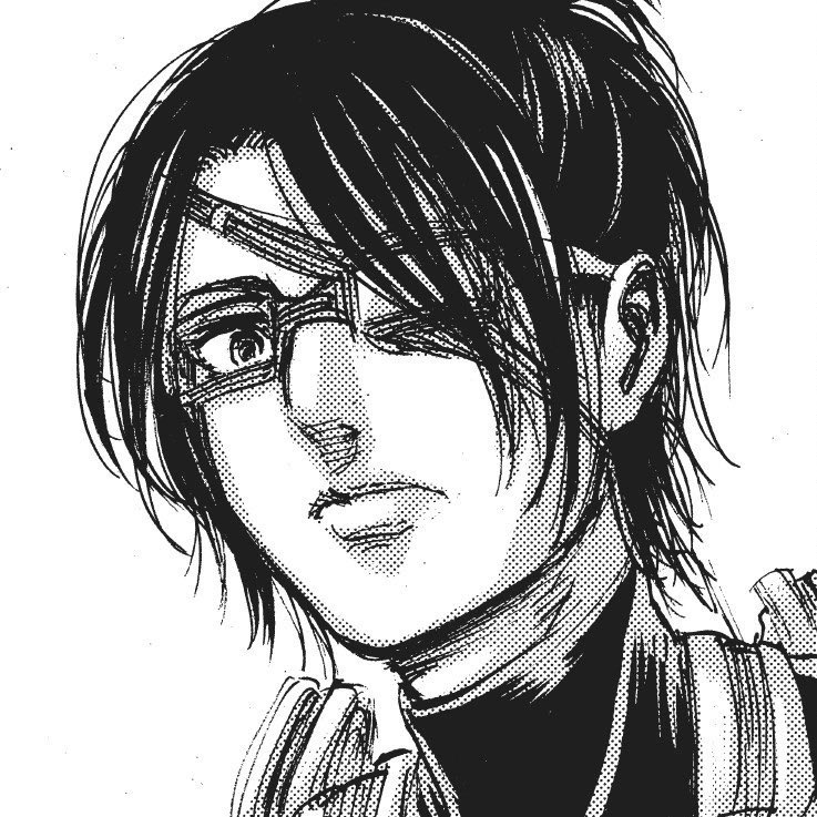 ENBY_HANGE's tweet photo. Happy birthday to our dear Hange 💜💜💜

What’s your favorite memory of Hange? https://t.co/uY6b2FYSZ9