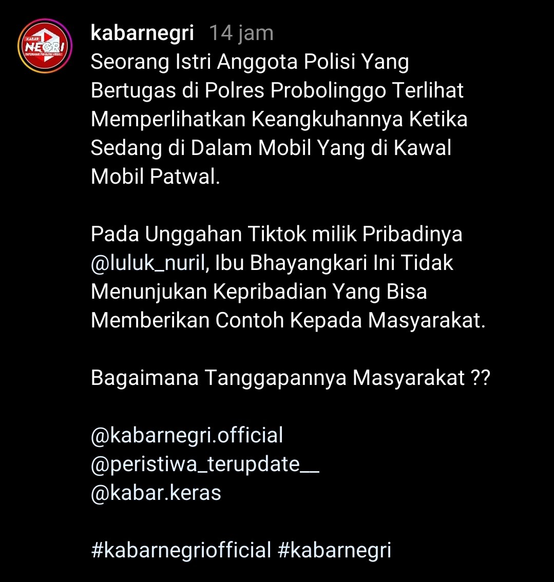 Enaknya jadi istri pak pol... halan² dikawal patwal🕺

Video dikolom berikut