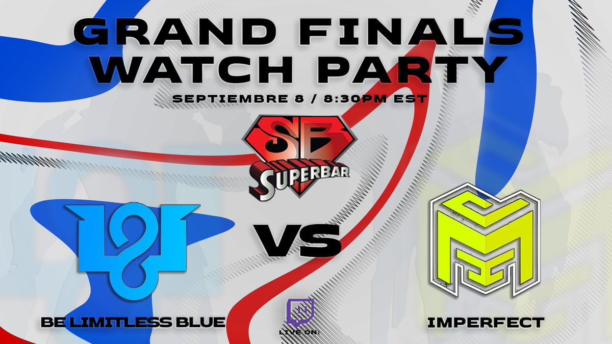 OWHeroedeBahia's tweet image. Este viernes 8 de Septiembre los camino conducen para Superbar!

A disfrutar de nuestra primera Final 🇵🇷

@BeLimitlessPR  blue vs @ImperfectOW