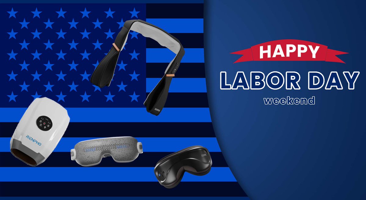 Labor Day Sale is still ongoing on this site! Buy a new eye massager today and relax yourself the whole week! go.renpho.com/labor-day-sale #HappyLaborDay #LaborDaySale #LaborDay2023 #LaborDay #Renpho #Smart #Health #Simplified #Wellness #Fitness #SmartScale #EyeMassager #MassageGun