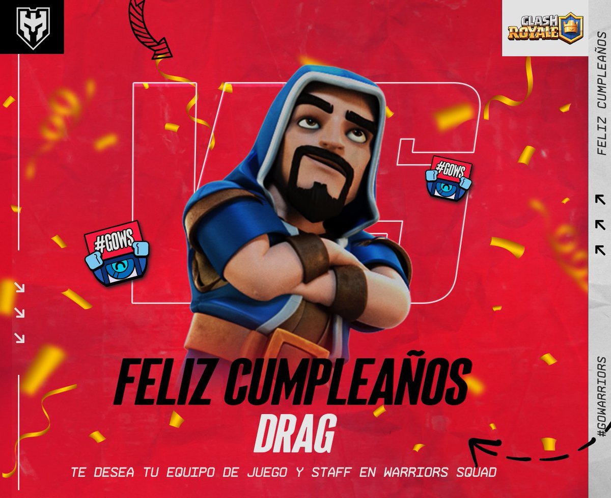 Warriors Squad #WS (@warriorssquadgg) on Twitter photo 🔴 FELIZ CUMPLEAÑOS ⚫️
El día de hoy desde toda la familia de Warriors queremos desearle un Feliz Cumpleaños a <a href="/iNovaDragNeelCr/">新星 l Drag❤️</a>, un gran capitán y compañero, te mandamos un caluroso saludo y esperamos que disfrutes este día al máximo con tus seres queridos.
#HappyBirthdayWS 🔴 FELIZ CUMPLEAÑOS ⚫️
El día de hoy desde toda la familia de Warriors queremos desearle un Feliz Cumpleaños a <a href="/iNovaDragNeelCr/">新星 l Drag❤️</a>, un gran capitán y compañero, te mandamos un caluroso saludo y esperamos que disfrutes este día al máximo con tus seres queridos.
#HappyBirthdayWS