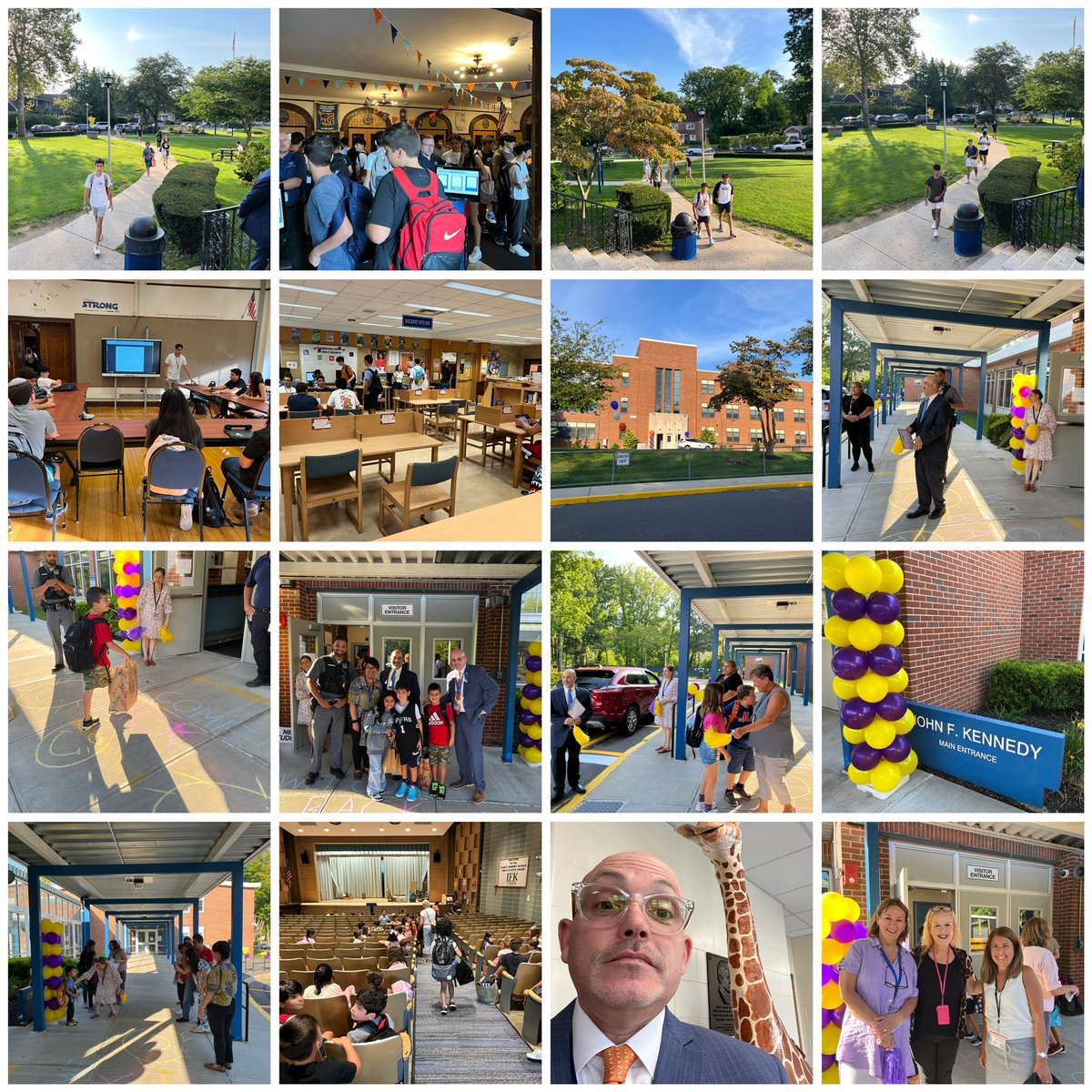 GreatNeck_Super's tweet photo. Just a few pictures from a very successful Opening Day 2023! I was very pleased to have the opportunity to visit each of our schools and greet so many (smiling) students and staff! #OpeningDay #DiscoverGreatness #WelcomeBack2023 https://t.co/tKKTiQaHTk