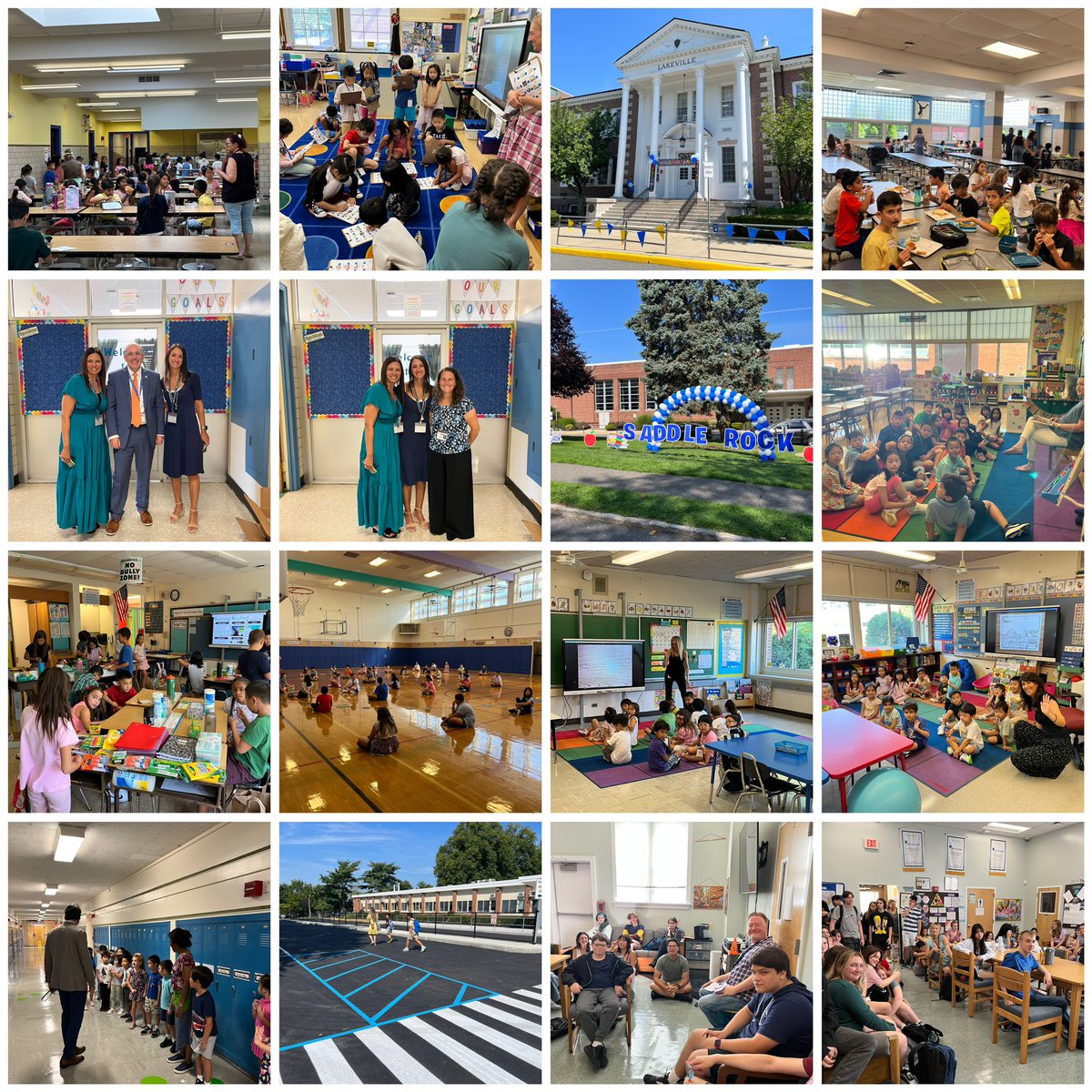 GreatNeck_Super's tweet photo. Just a few pictures from a very successful Opening Day 2023! I was very pleased to have the opportunity to visit each of our schools and greet so many (smiling) students and staff! #OpeningDay #DiscoverGreatness #WelcomeBack2023 https://t.co/tKKTiQaHTk