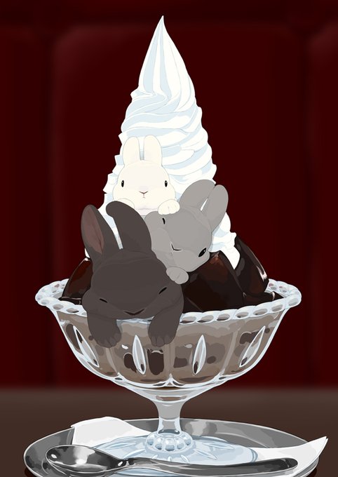 「animal dessert」 illustration images(Latest)